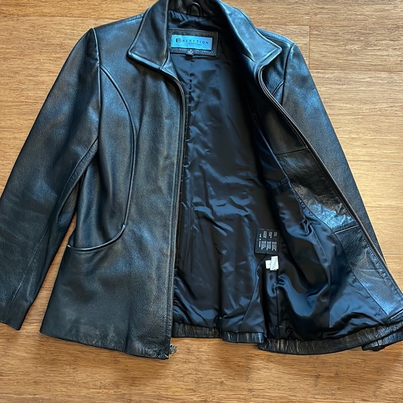 Kenneth Cole Leather Jacket - Picture 2 of 5